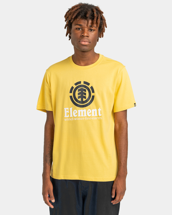 2 Vertical - T-Shirt for Men Yellow ELYZT00152 Element