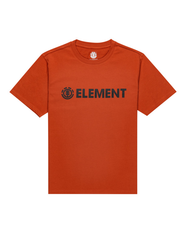 0 Blazin - T-Shirt for Men Orange ELYZT00155 Element