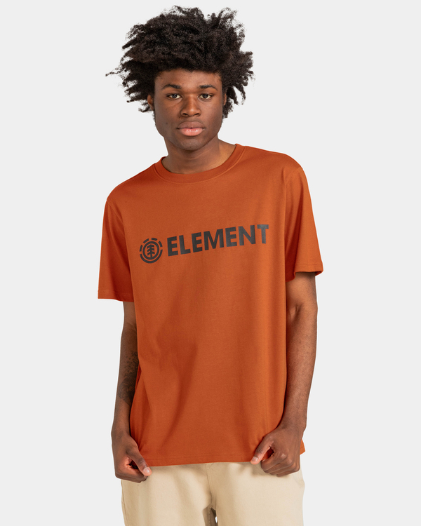 2 Blazin - T-Shirt for Men Orange ELYZT00155 Element