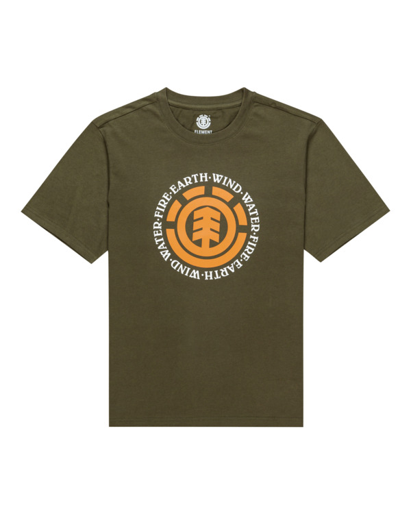 0 Seal - T-Shirt für Männer Braun ELYZT00156 Element