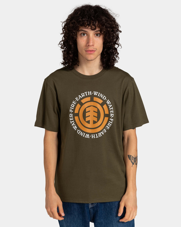 2 Seal - T-Shirt für Männer Braun ELYZT00156 Element