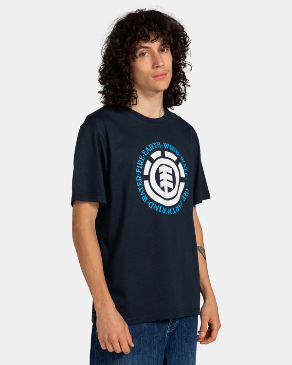 3 Seal - T-Shirt for Men Blue ELYZT00156 Element