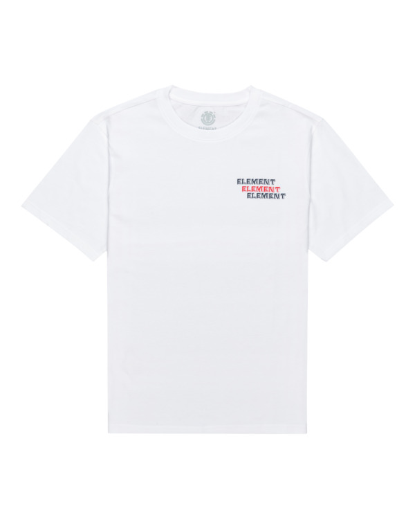 0 Curbs - T-shirt pour Homme Blanc ELYZT00157 Element
