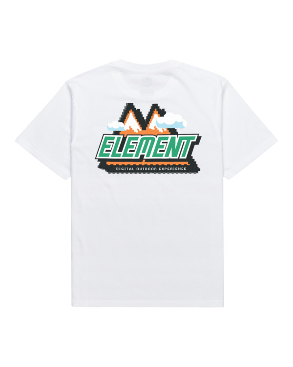 1 Digital Outdoor - Maglietta da Uomo White ELYZT00171 Element