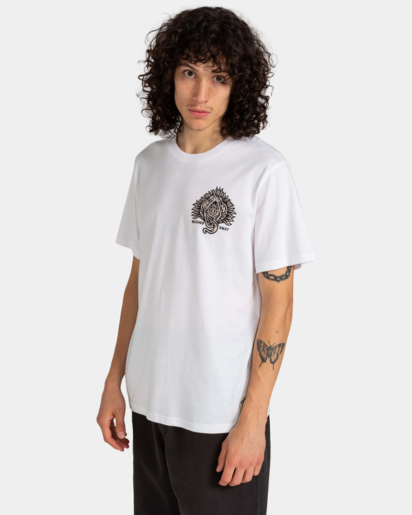 3 Element x Timber The Eye - T-shirt Unisex Blanc ELYZT00202 Element