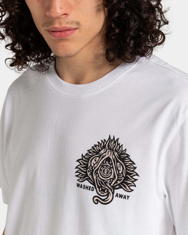 4 Element x Timber The Eye - T-shirt Unisex Blanc ELYZT00202 Element