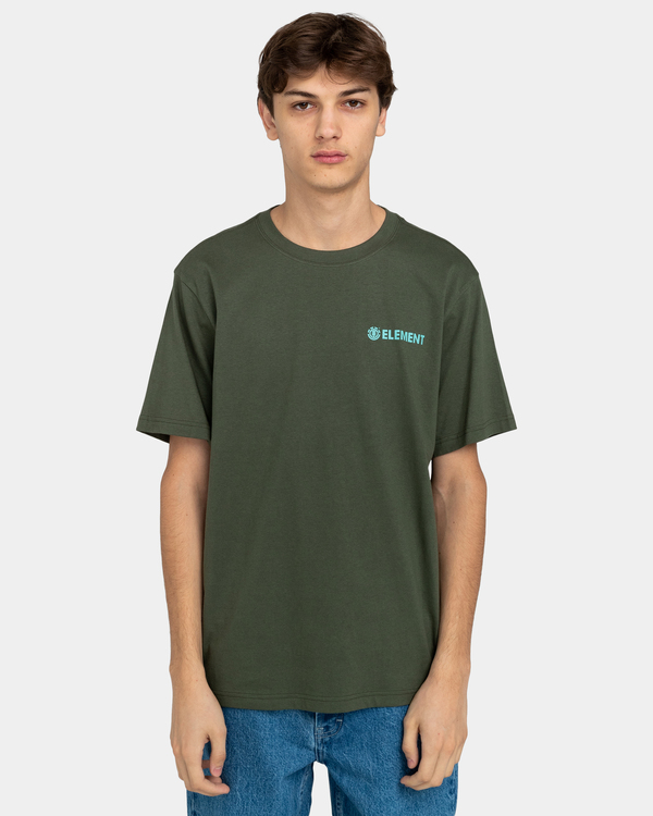 2 Blazin - T-Shirt for Men Green ELYZT00264 Element