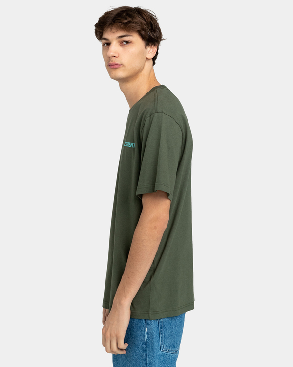 3 Blazin - T-Shirt for Men Green ELYZT00264 Element