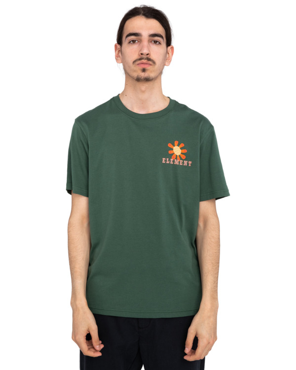 2 In Bloom - T-Shirt for Men Green ELYZT00381 Element