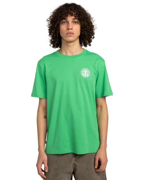 2 Seal BP - Camiseta de manga corta para Hombre Verde ELYZT00490 Element