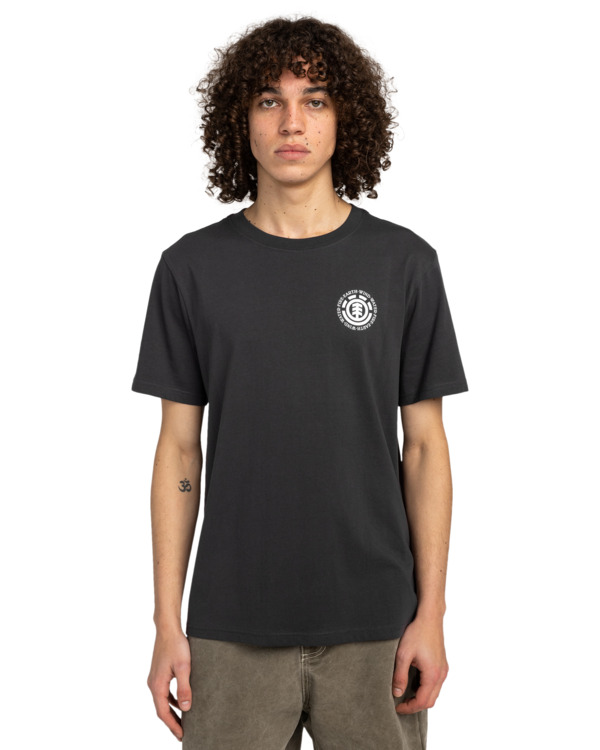 2 Seal BP - Camiseta de manga corta para Hombre Negro ELYZT00490 Element