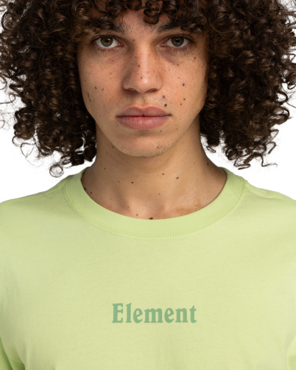 3 Forever - Short Sleeves T-Shirt for Men Green ELYZT00491 Element