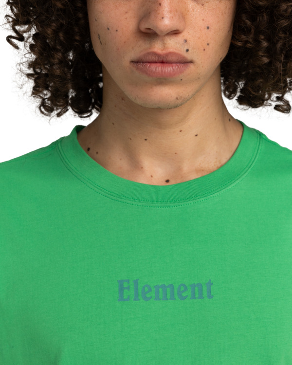 3 Forever - Short Sleeves T-Shirt for Men Green ELYZT00491 Element