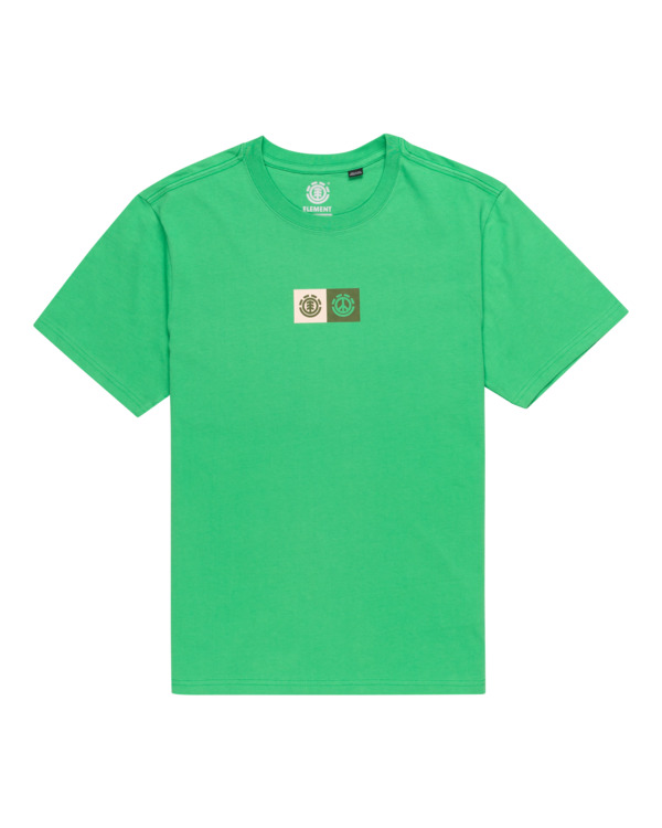 0 Dual - Short Sleeves T-Shirt for Men Green ELYZT00492 Element