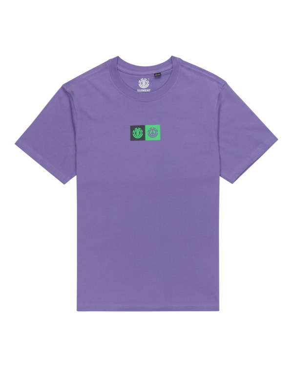 0 Dual - Camiseta de manga corta para Hombre Violeta ELYZT00492 Element