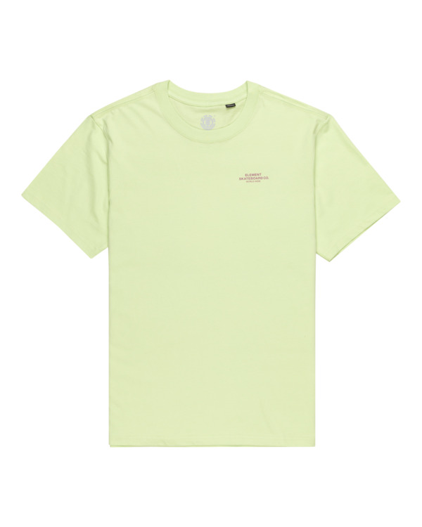 0 Skateboard Co - Short Sleeves T-Shirt for Men Green ELYZT00493 Element