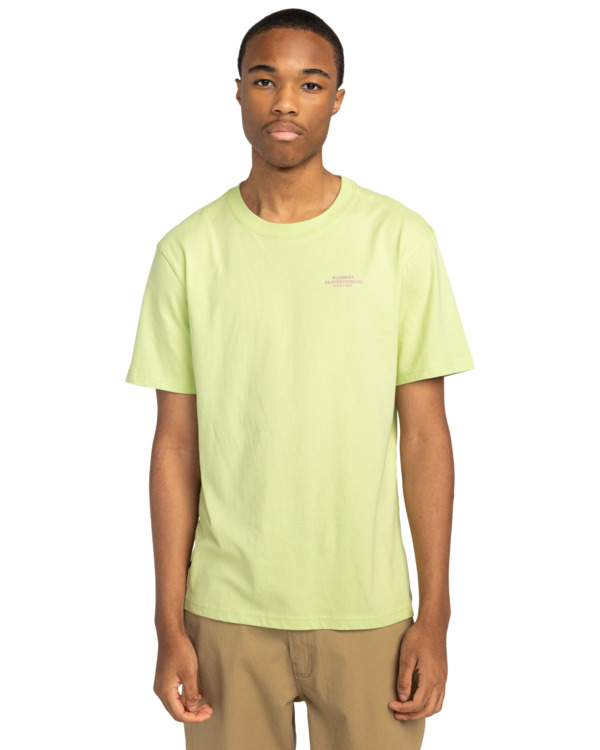 2 Skateboard Co - Short Sleeves T-Shirt for Men Green ELYZT00493 Element