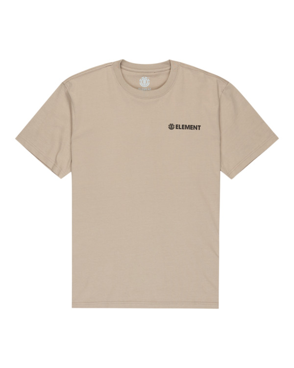 0 Blazin - Short Sleeves T-Shirt for Men Beige ELYZT00494 Element