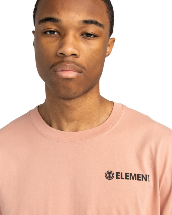 3 Blazin - Camiseta de manga corta para Hombre Rosa ELYZT00494 Element