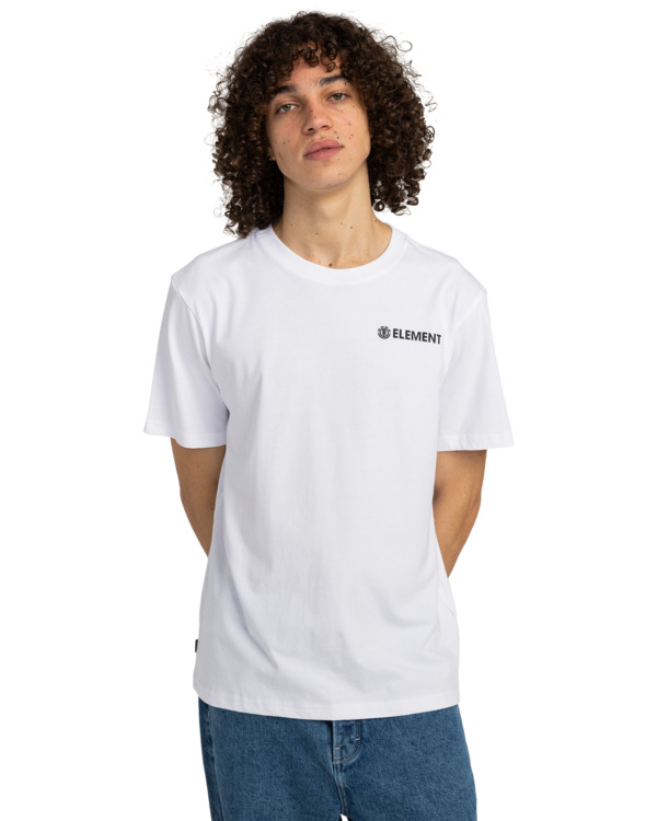 2 Blazin - Short Sleeves T-Shirt for Men White ELYZT00494 Element