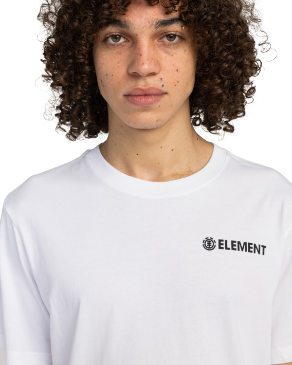 3 Blazin - Short Sleeves T-Shirt for Men White ELYZT00494 Element