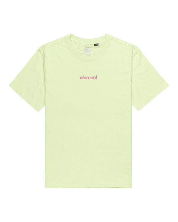 0 Simple Logo - Short Sleeves T-Shirt for Men Green ELYZT00495 Element