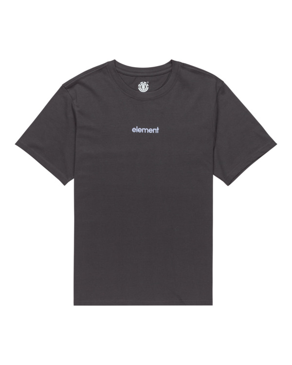 0 Simple Logo - Camiseta de manga corta para Hombre Negro ELYZT00495 Element