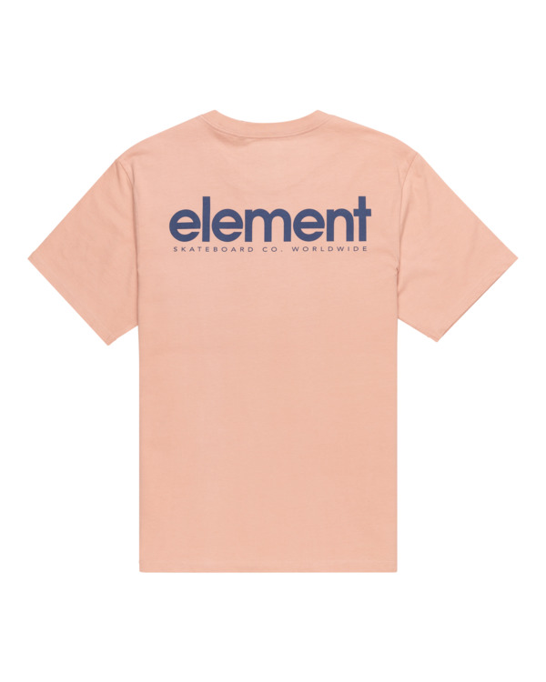 1 Simple Logo - Camiseta de manga corta para Hombre Rosa ELYZT00495 Element