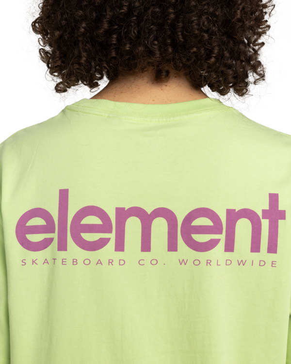 4 Simple Logo - Camiseta de manga corta para Hombre Verde ELYZT00495 Element