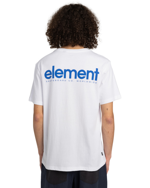 6 Simple Logo - Short Sleeves T-Shirt for Men White ELYZT00495 Element