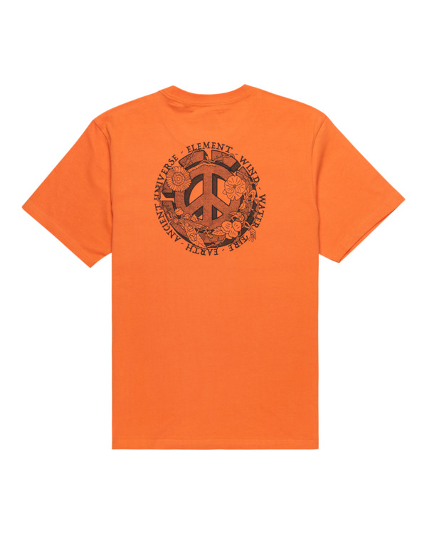 1 Ancient Universe - T-Shirt für Männer Orange ELYZT00498 Element