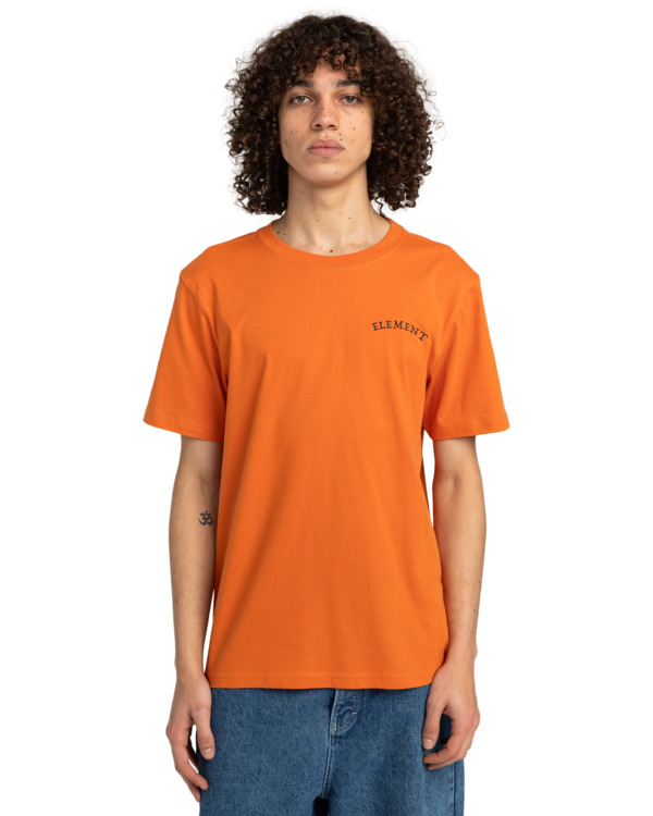 2 Ancient Universe - Camiseta de manga corta para Hombre Naranja ELYZT00498 Element