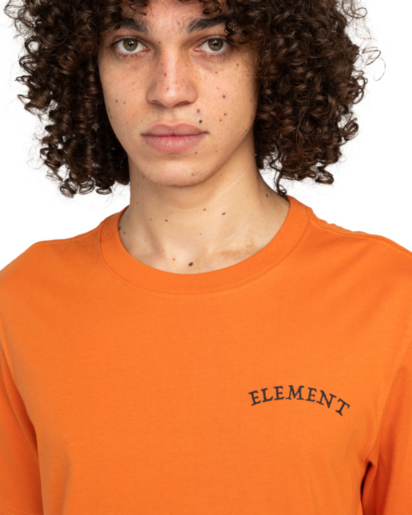 3 Ancient Universe - T-shirt à manches courtes pour Homme Orange ELYZT00498 Element