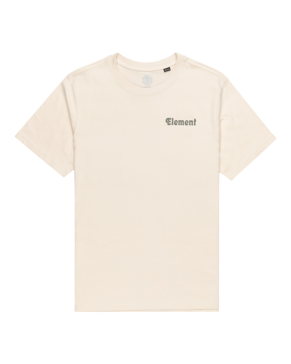 0 Post Nap - Camiseta de manga corta para Hombre Beige ELYZT00499 Element