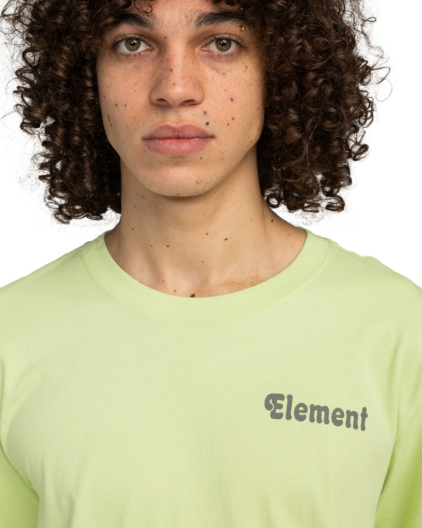 3 Post Nap - T-shirt à manches courtes pour Homme Vert ELYZT00499 Element