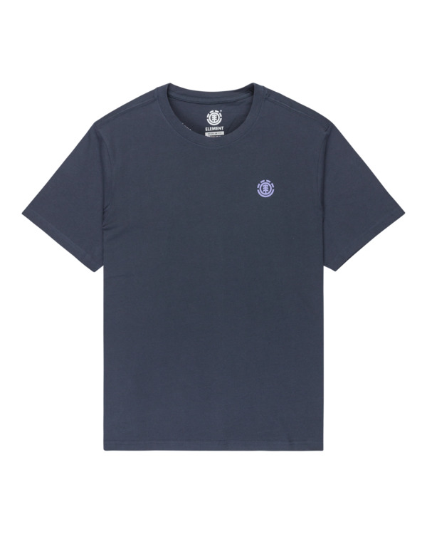 0 3 Horizons - Short Sleeves T-Shirt for Men Blue ELYZT00501 Element