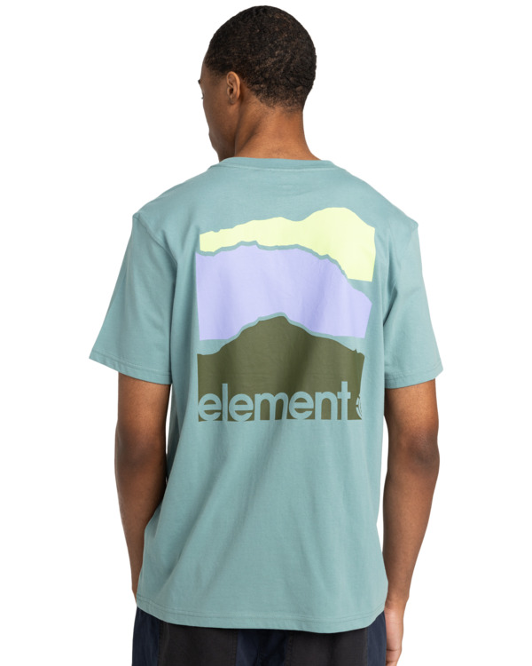 6 3 Horizons - T-Shirt für Männer Blau ELYZT00501 Element