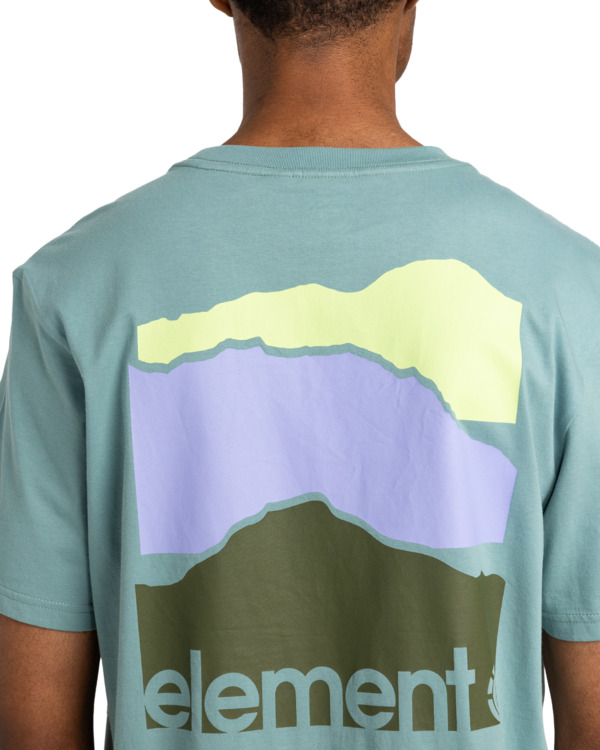 4 3 Horizons - T-Shirt für Männer Blau ELYZT00501 Element