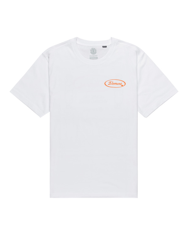 0 Top Notch - Camiseta de manga corta para Hombre Blanco ELYZT00504 Element