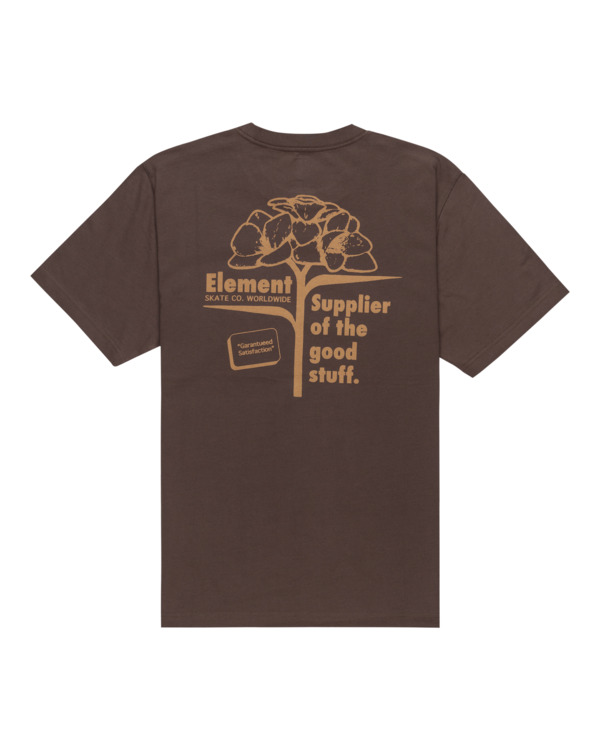 1 Supplier - Short Sleeves T-Shirt for Men Brown ELYZT00505 Element