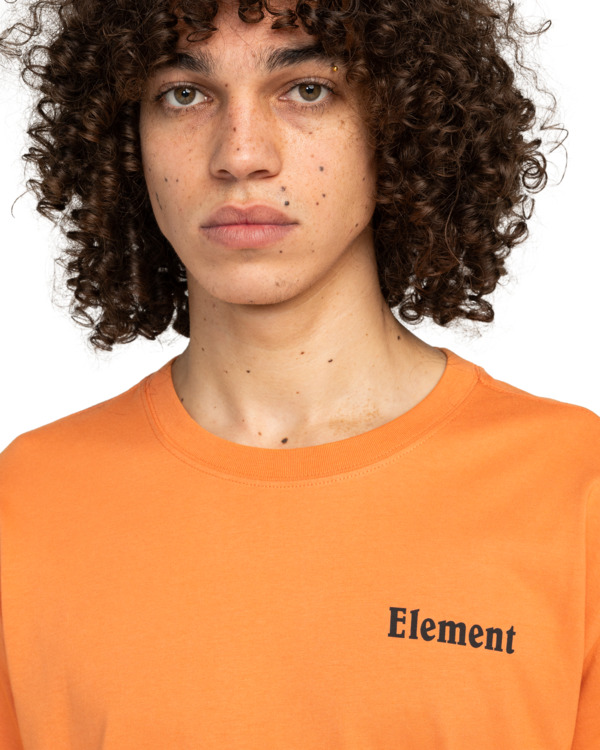 3 Gets Better - Camiseta de manga corta para Hombre Naranja ELYZT00508 Element