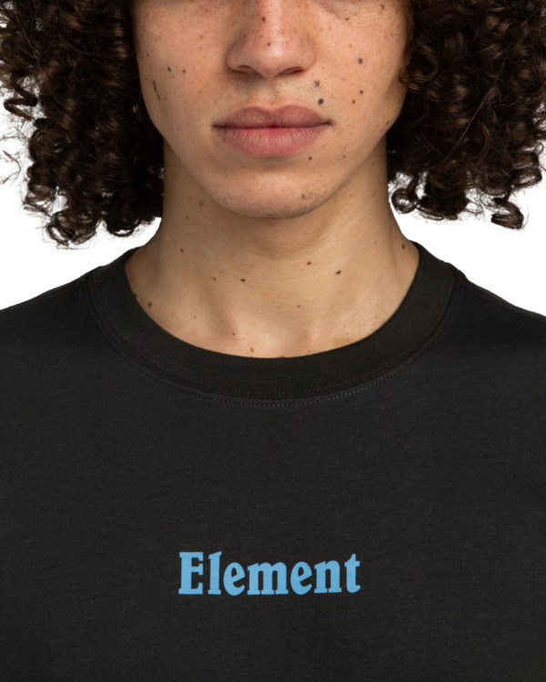 3 No Rain - Camiseta de manga corta para Hombre Negro ELYZT00509 Element