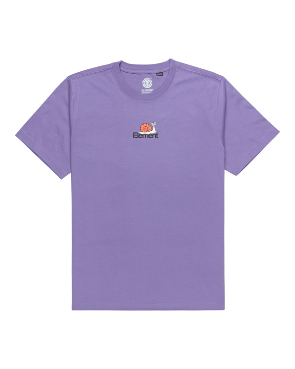 0 New World - Short Sleeves T-Shirt for Men Purple ELYZT00511 Element