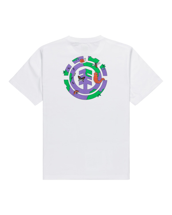 1 New World - Short Sleeves T-Shirt for Men White ELYZT00511 Element