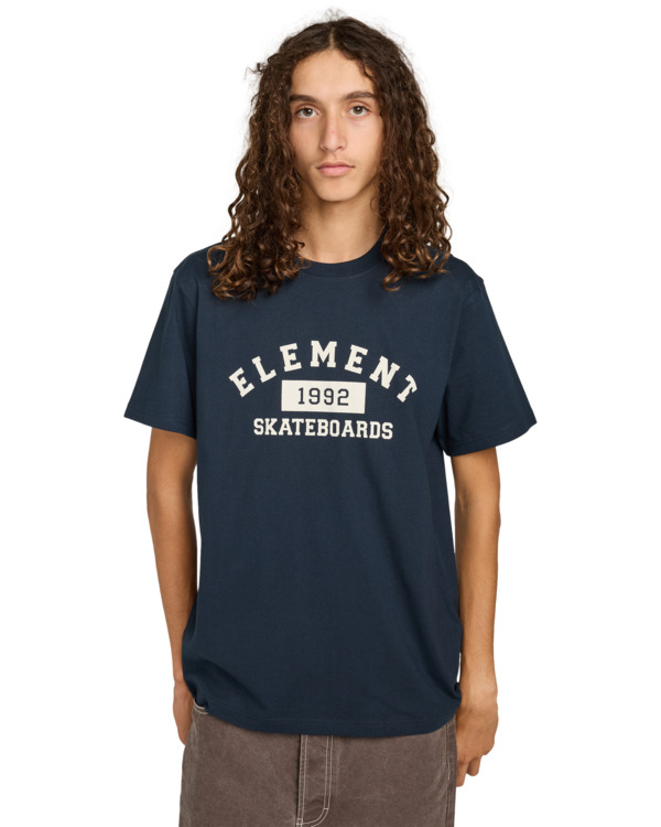 2 Home Team - Camiseta de manga corta para hombre Azul ELYZT00553 Element