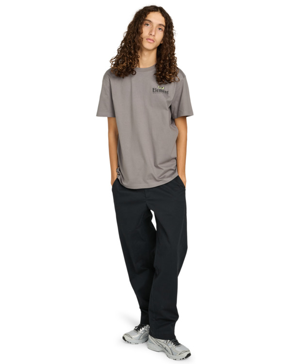 5 Midnight - Short Sleeve T-Shirt for Men Black ELYZT00554 Element