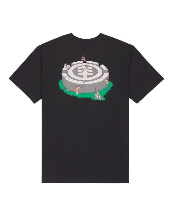 1 Stone Age - T-Shirt für Männer Schwarz ELYZT00556 Element
