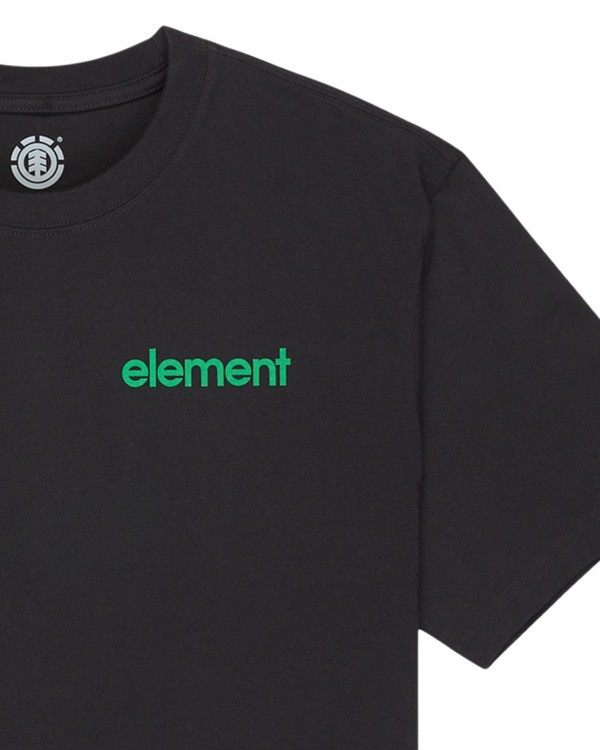 2 Stone Age - T-shirt de manga curta para homem Preto ELYZT00556 Element
