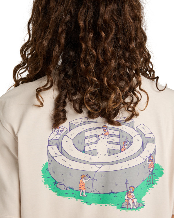 6 Stone Age - T-Shirt für Männer Beige ELYZT00556 Element