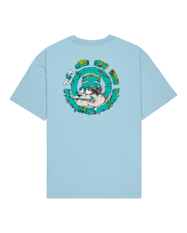 1 Bad Doggie - T-shirt de manga curta para Homem Azul ELYZT00560 Element